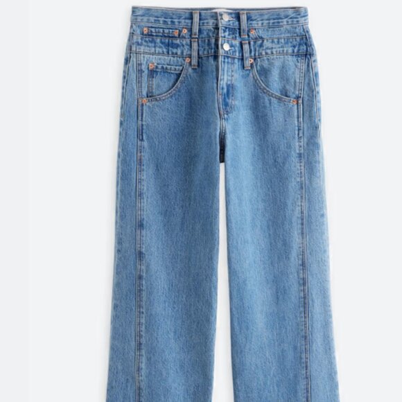 Pistola Caleb High Rise Relaxed Stacked Waist Jean